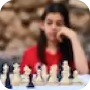 a woman playing chess image